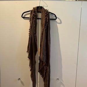 DUPATTA PLAIN SHAWL, Brown